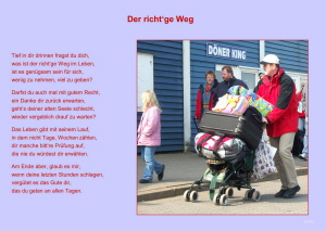 Der richtge Weg